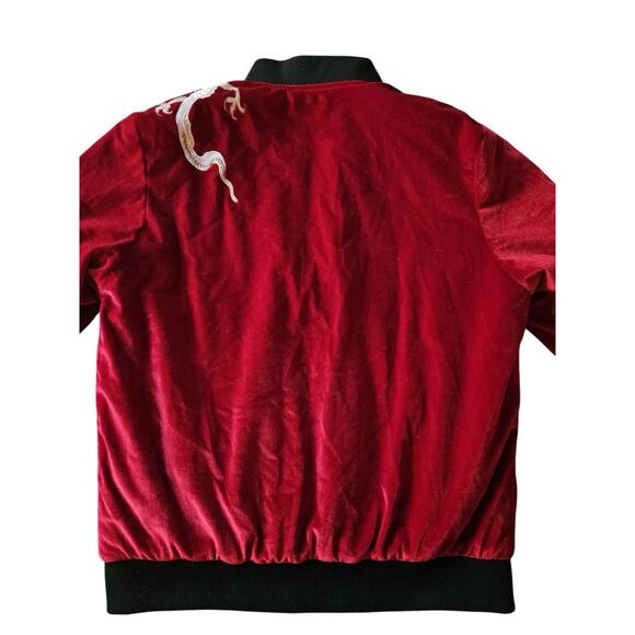 NWT VTG Clivery Houst Red Polyester Jacket Size Large - Picture 6 of 7